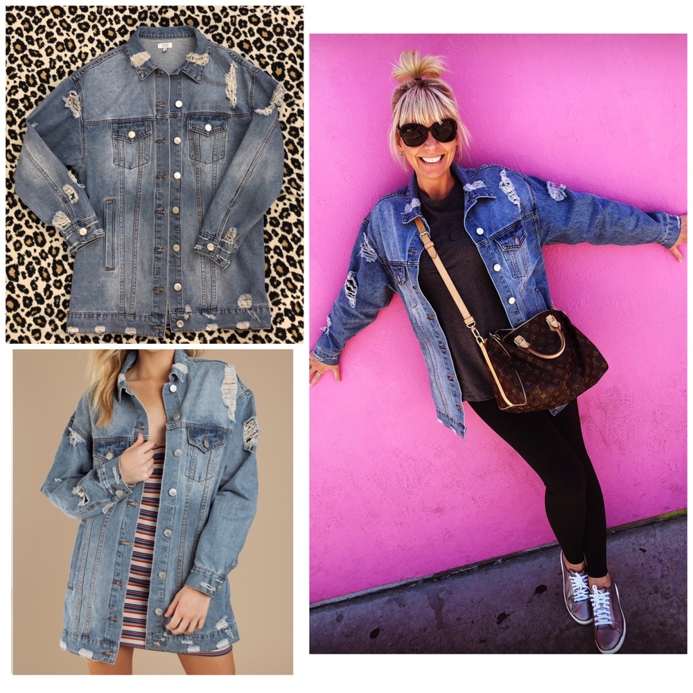 ✨HOST PICK✨ Denim jacket - oversized, distressed